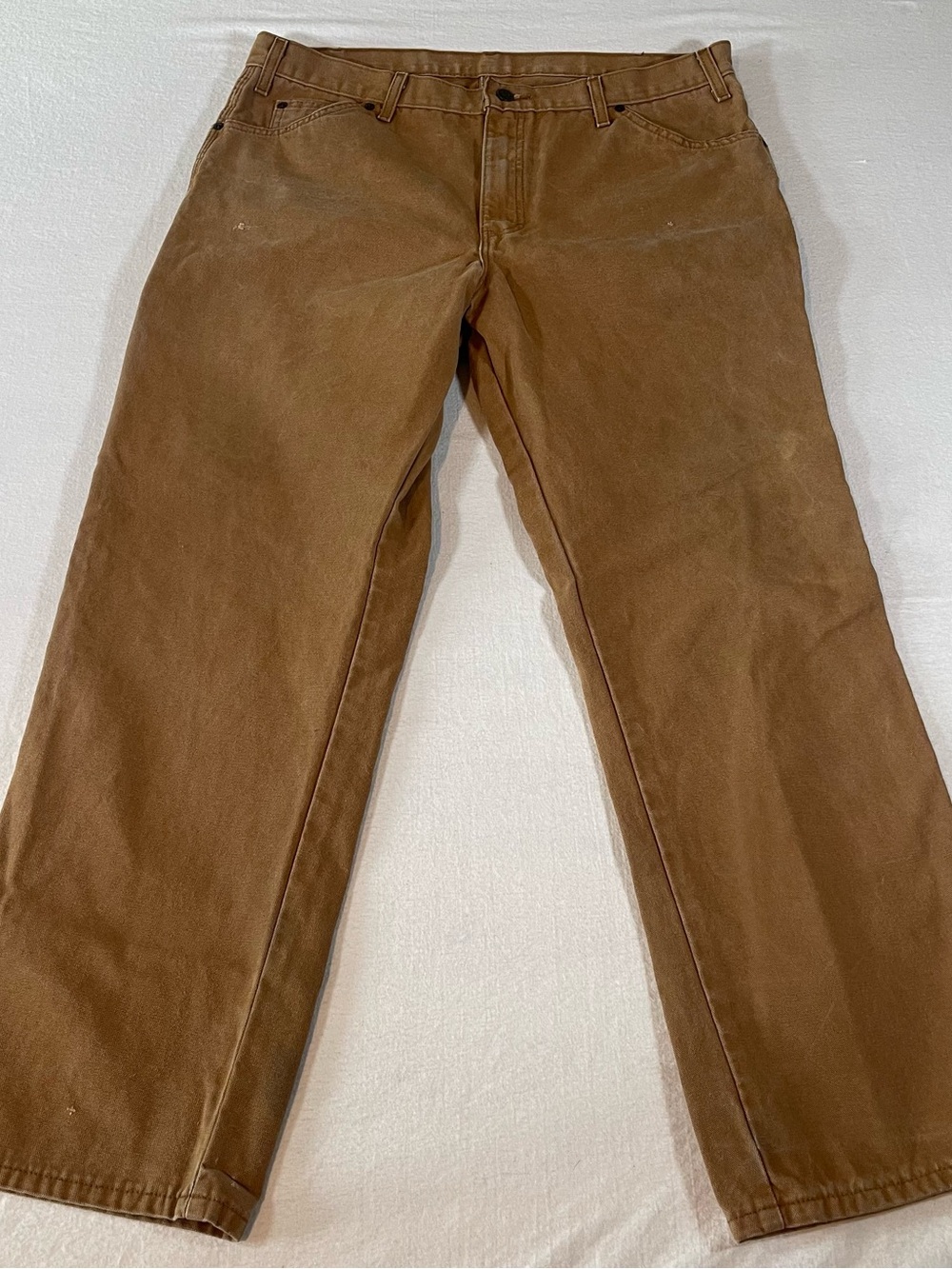 Dickies Carpenter Straight-Leg Utility Work Pants Men's 36x30 Brown